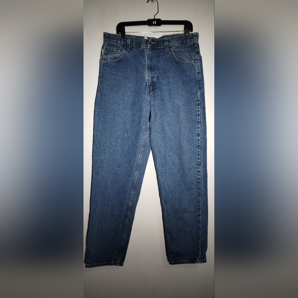 Carhartt Men's Blue Denim Jeans (36X34) - Picture 1 of 10